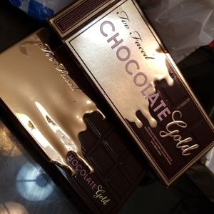 Two faced chocolate gold bar